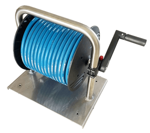 Hose Reel on Stainless Steel Bracket - With 20m Hose Hose Reel on Stainless Steel Bracket - With 20m Hose