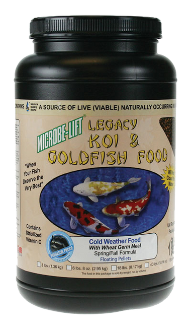 Microbe-Lift Legacy Koi and Goldfish Food - Cold Weather 2 lb. 4 oz.