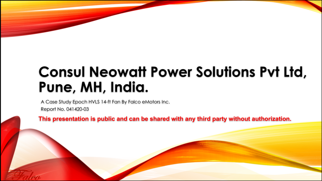 Case Study: Consul Neowatt Power Solutions Pvt Ltd, Pune, MH, India.