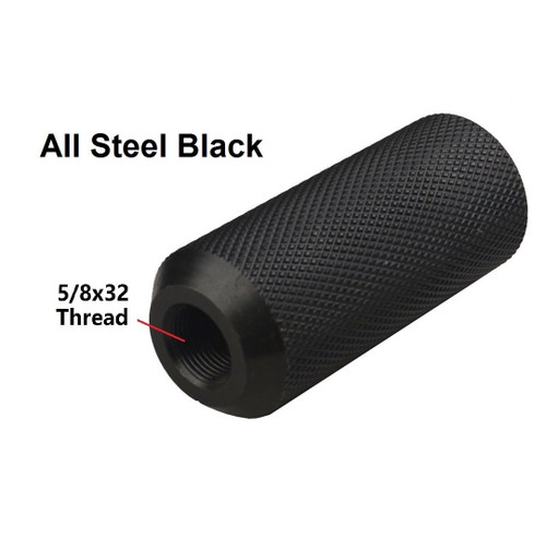 5/8-32 TPI Sound Forwarder Muzzle Brake for .458 .450 Bushmaster All Steel Anodized Black