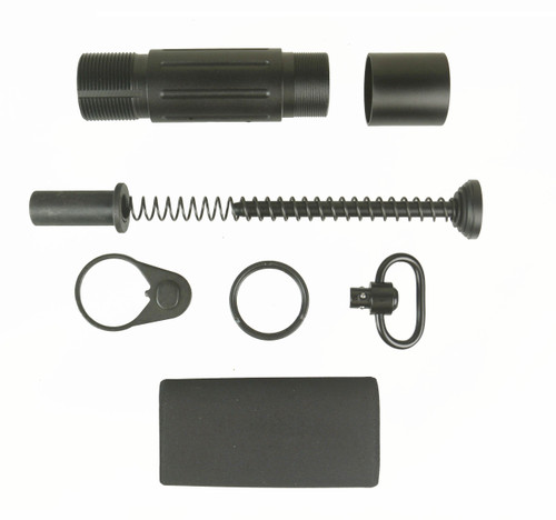 3.5" Short Buffer Tube System QR Sling Adapter Cap, QR Sling Swivel, 3.5" Foam, Color  Black