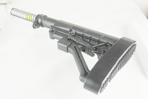 Complete AR/M4 Stock Assembly 6-Position Mil-Spec Collapsible , Black
