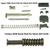 Glock 43 43X Upper Slide Parts Kit UPK For Glock 43 43X 48  With Factory OEM Guide Rod