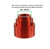 1/2x28 TPI Cleaning Patch Trap Soda Pop bottle Adapter Red Color for 9mm Glock, .22 .223  and 9mm