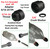 9/16x24 TPI Cleaning Patch Trap Muzzle Soda Pop bottles Adapter Anodized Black For 6.5 Grendel .40