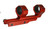 Red Color Position Spacing Adjustable Offset Cantilever Weaver Scope Mounts 30mm with 1" W Inserts