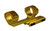 Gold Anodized Aluminum Offset Cantilever Picatinny Weaver Scope Mounts 30mm With 1" Inserts, Fits 1" Tube and 30mm Tube Optics