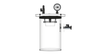 LVC0812-1112-VC Clear Acrylic Vacuum Chamber - Front View