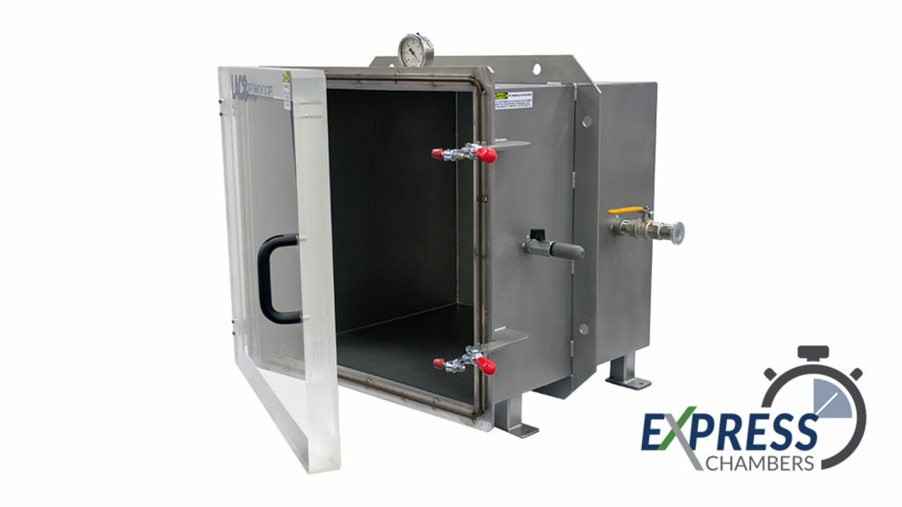 20" Cube Industrial Vacuum Chamber (Acrylic Door / SS Body)