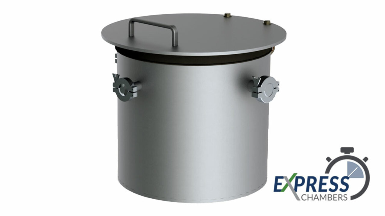 12" X 12" VH Vacuum Chamber (Hinged Lid)