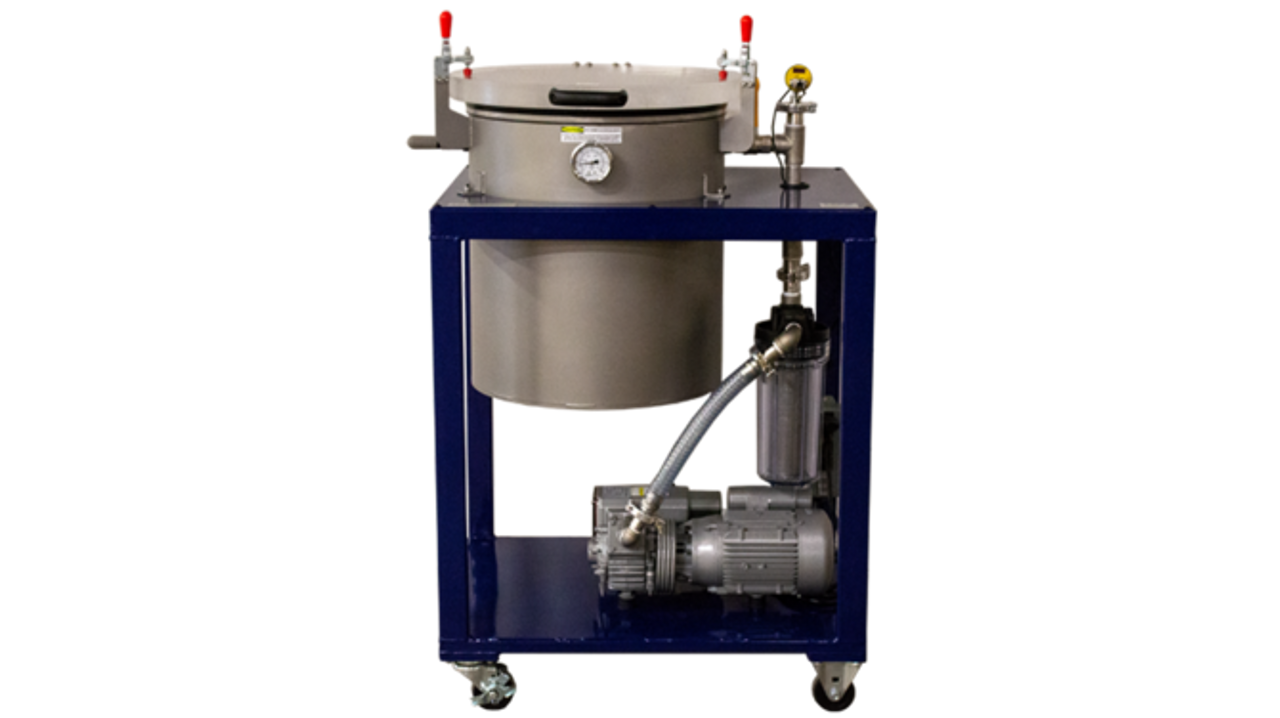 18" X 20" Cart Degassing System (One Stage / 15 CFM)