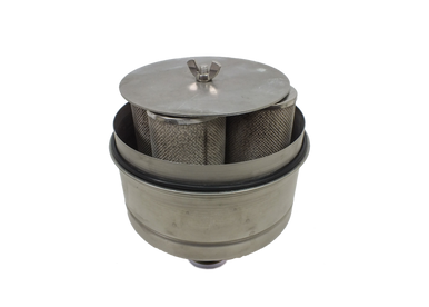 Right Angle 8" High Vacuum Trap, NW40