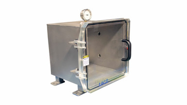 12" Cube Industrial Vacuum Chamber (Acrylic Door / SS Body)