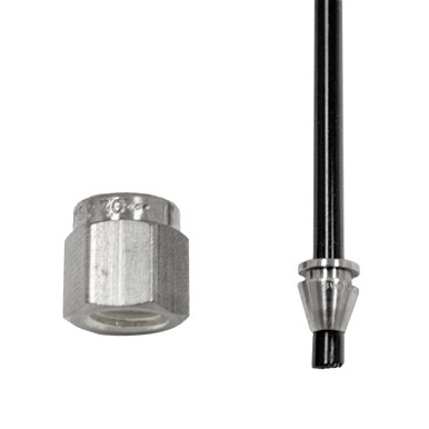 Flexible Tip Assembly for Helium Spray Probe - close up of connector