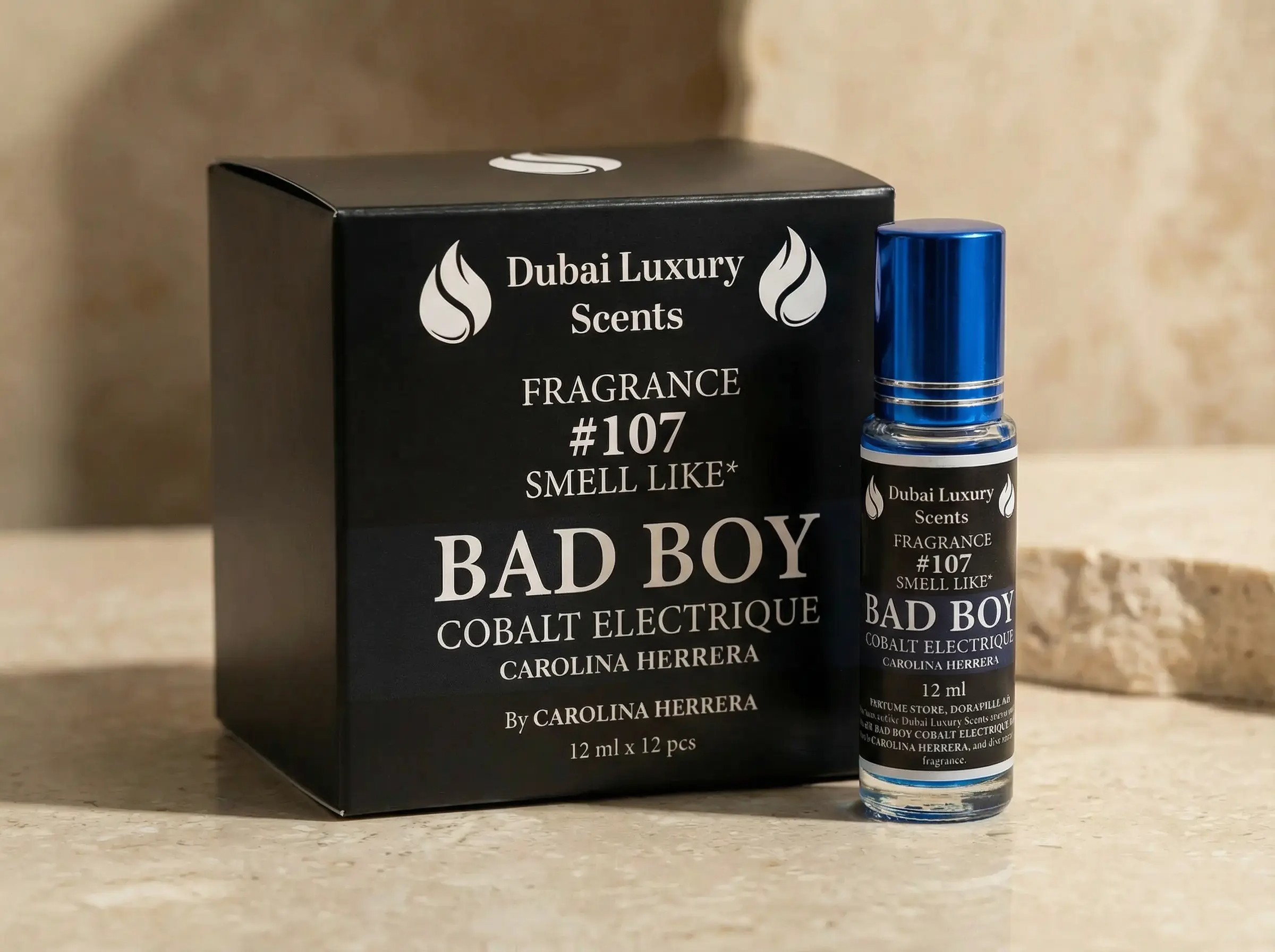 Dubai Luxury – Inspired By Bad Boy Cobalt – Body Oil (12ml)