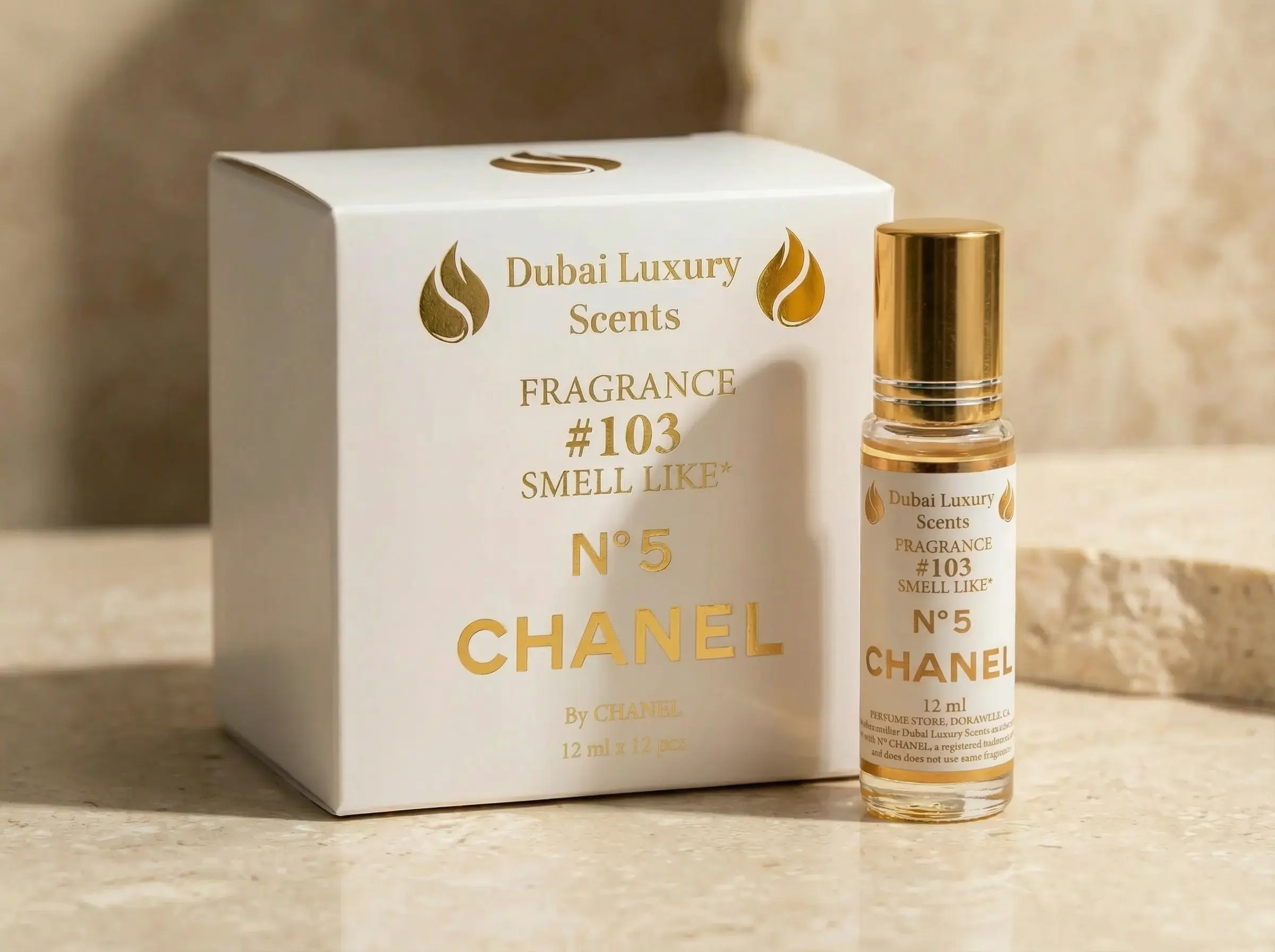 Dubai Luxury – Inspired By Chanel No. 5 – Body Oil (12ml)