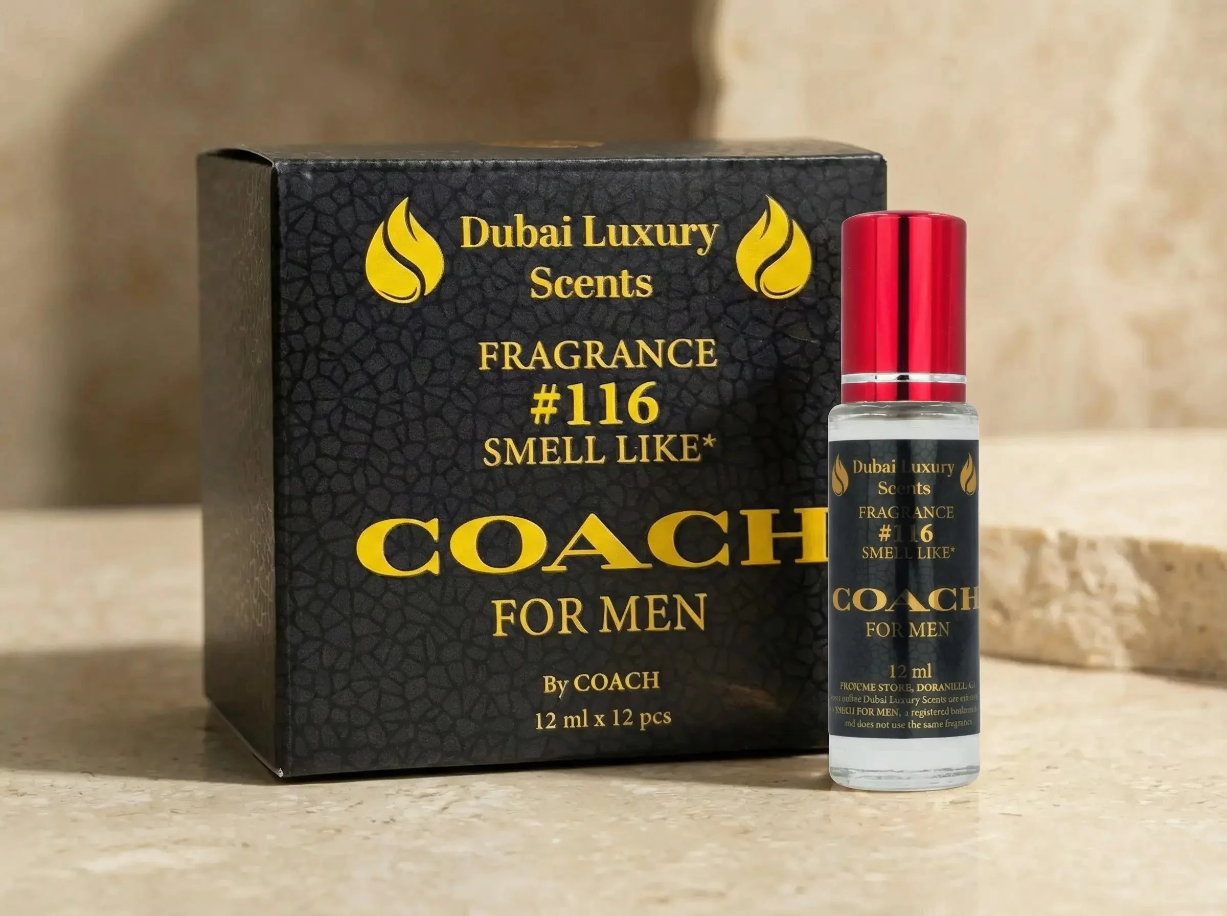 Dubai Luxury – Inspired By Coach Man – Body Oil (12ml)