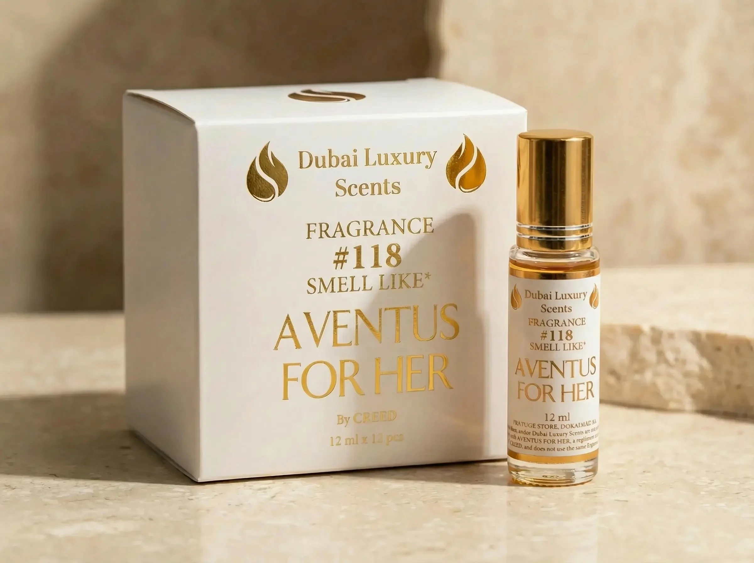 Dubai Luxury – Inspired By Aventus for Her Creed – Body Oil (12ml)