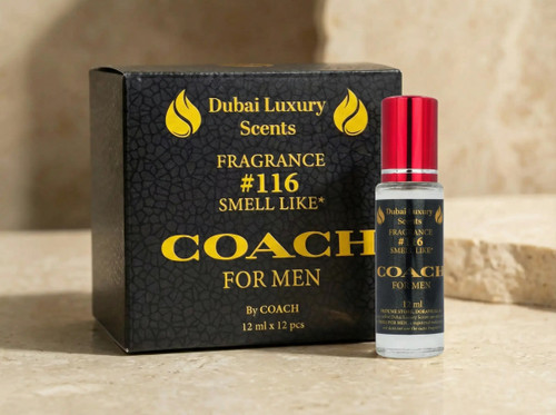 Dubai Luxury – Inspired By Coach Man – Body Oil (12ml)