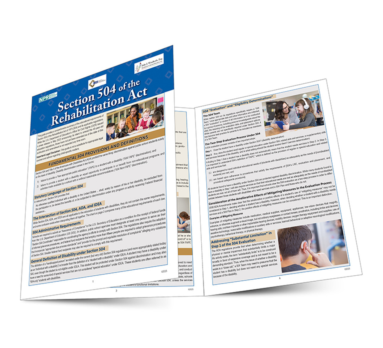 Section 504 of the Rehabilitation Act of 1973 Developing Defensible IEPs