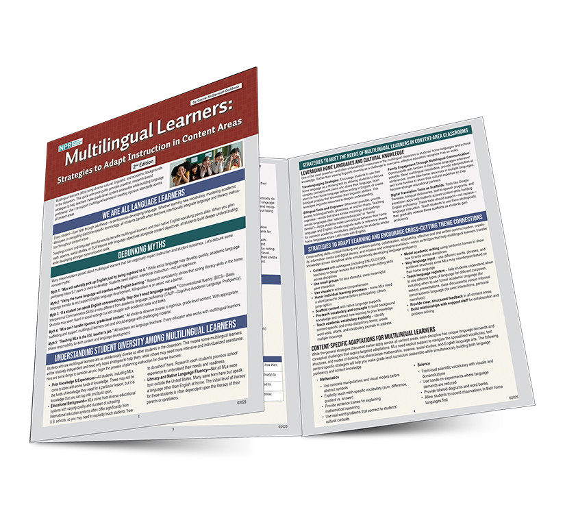 Multilingual Learners: Strategies to Adapt Instruction in Content Areas ...
