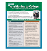 Transitioning to College: A Guide for Students with Disabilities - 3rd Edition