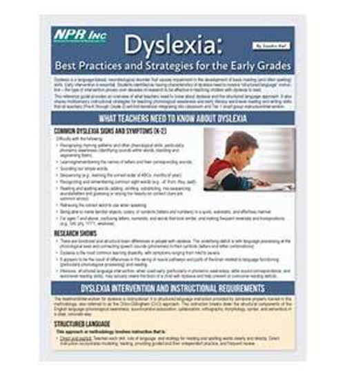 Dyslexia: Best Practices for the Early Grades (DBPS)