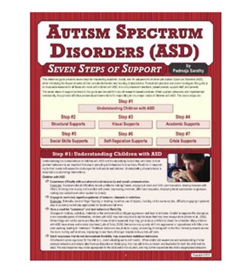 Autism Spectrum Disorders (ASD): Seven Steps of Support