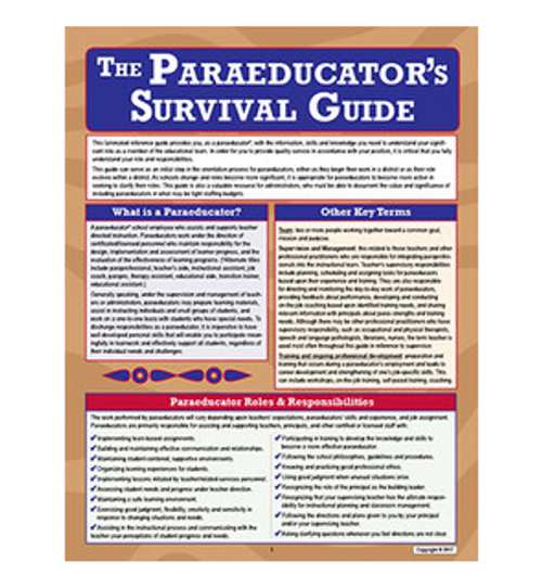 The Paraeducator's Survival Guide