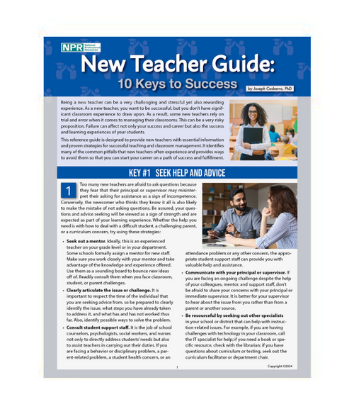 New Teacher Guide: 10 Keys to Success