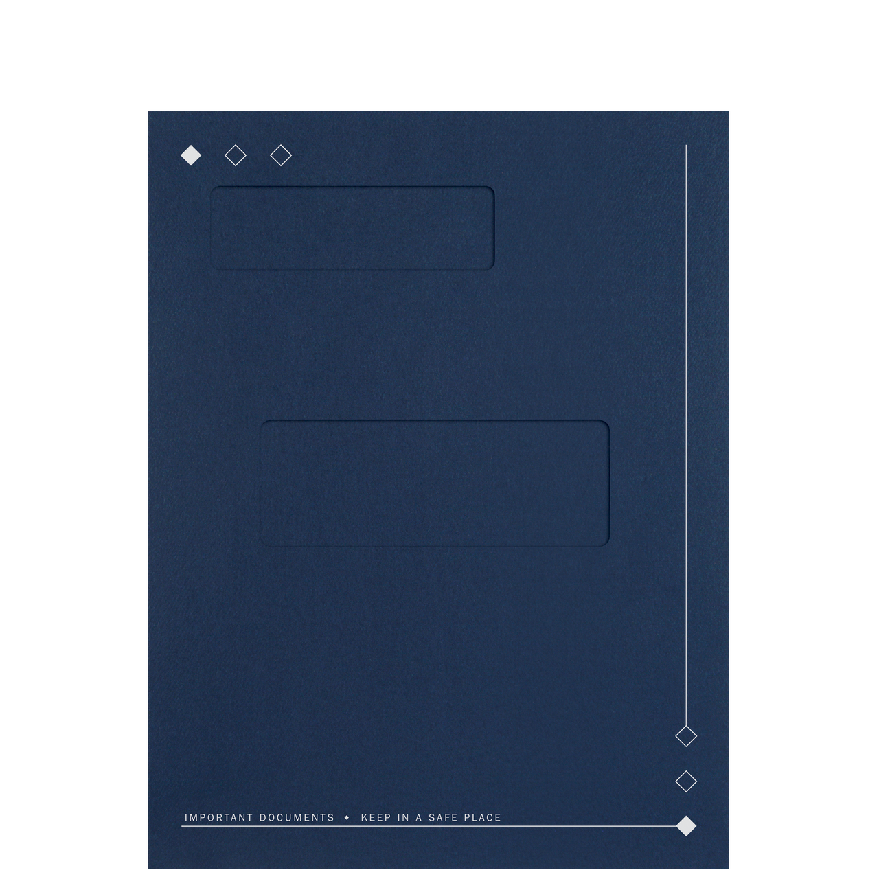 50D - Top Staple Folder with Large Offset Windows 