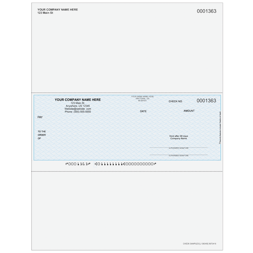 L1363 - Multi-Purpose Middle Business Check