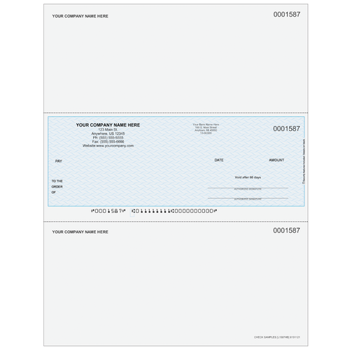 L1587 - Multi-Purpose Middle Business Check