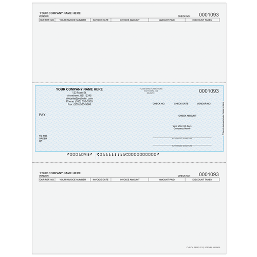 L1093 - Accounts Payable Middle Business Check