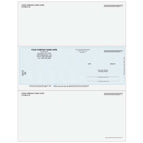 877 - Multi-Purpose Middle Business Check