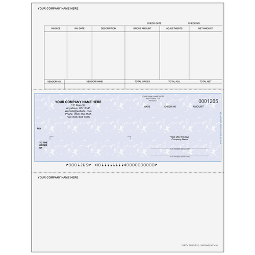 L1265C - Accounts Payable Middle Business Check