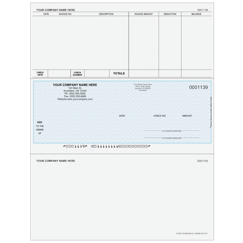 L1139 - Accounts Payable Middle Business Check