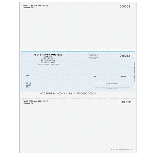 L80931A - Multi-Purpose Middle Business Check