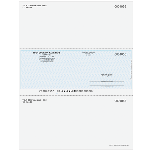 L1055 - Multi-Purpose Middle Business Check