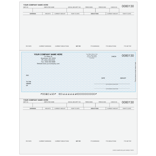 L80130 - Payroll Middle Business Check