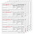 W24DOWN805 - Condensed W-2 Form 8-part Set (Horizontal Employee Copies)