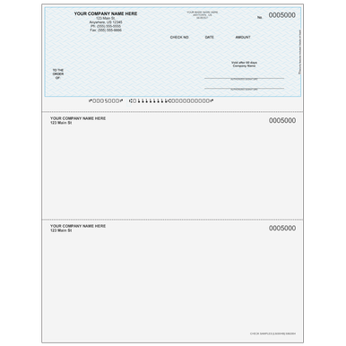 L5000 - Multi-Purpose Top Business Check - NelcoSolutions.com