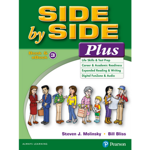 Value Pack: Side by Side Plus 1 Student's Book and eBook with Activity Workbook, Test Prep Workbook, Digital Audio Pack