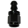 -6 AN Black Straight Push-On Hose End Barb Fitting