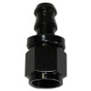 -4 AN Black Straight Push-On Hose End Barb Fitting