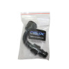 -8 AN Black 90 degree Push-On Hose End Barb Fitting