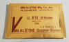 Van Alstine Flat Bottom Tire Groover Blades 12 Pack Grooving VF #10 10/32"