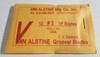 Van Alstine Flat Bottom Tire Groover Blades 12 Pack Grooving VF #3 3/32"