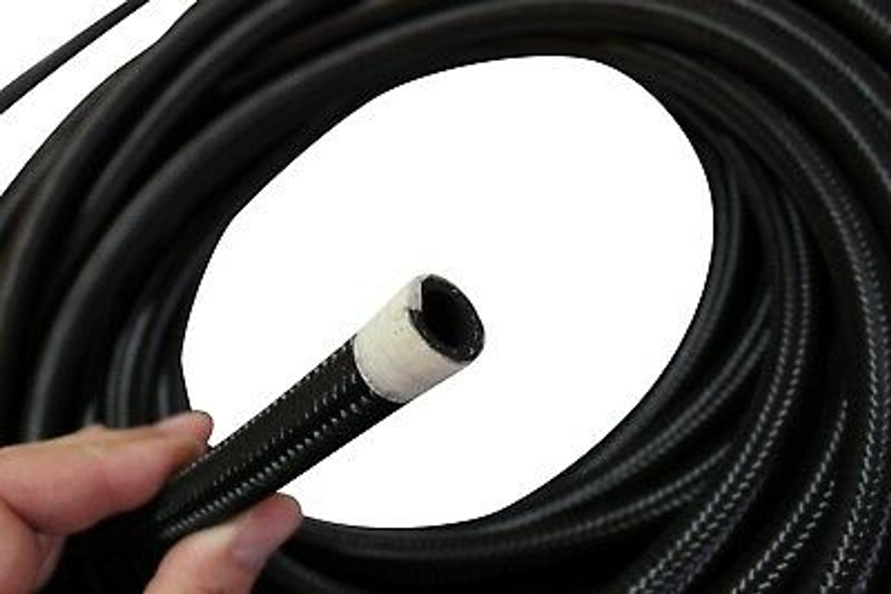 -8 AN Nylon Braided Fuel Line Hose Oil Per 1 Foot Feet AN8 6AN 1/2 -8AN  1500 PSI