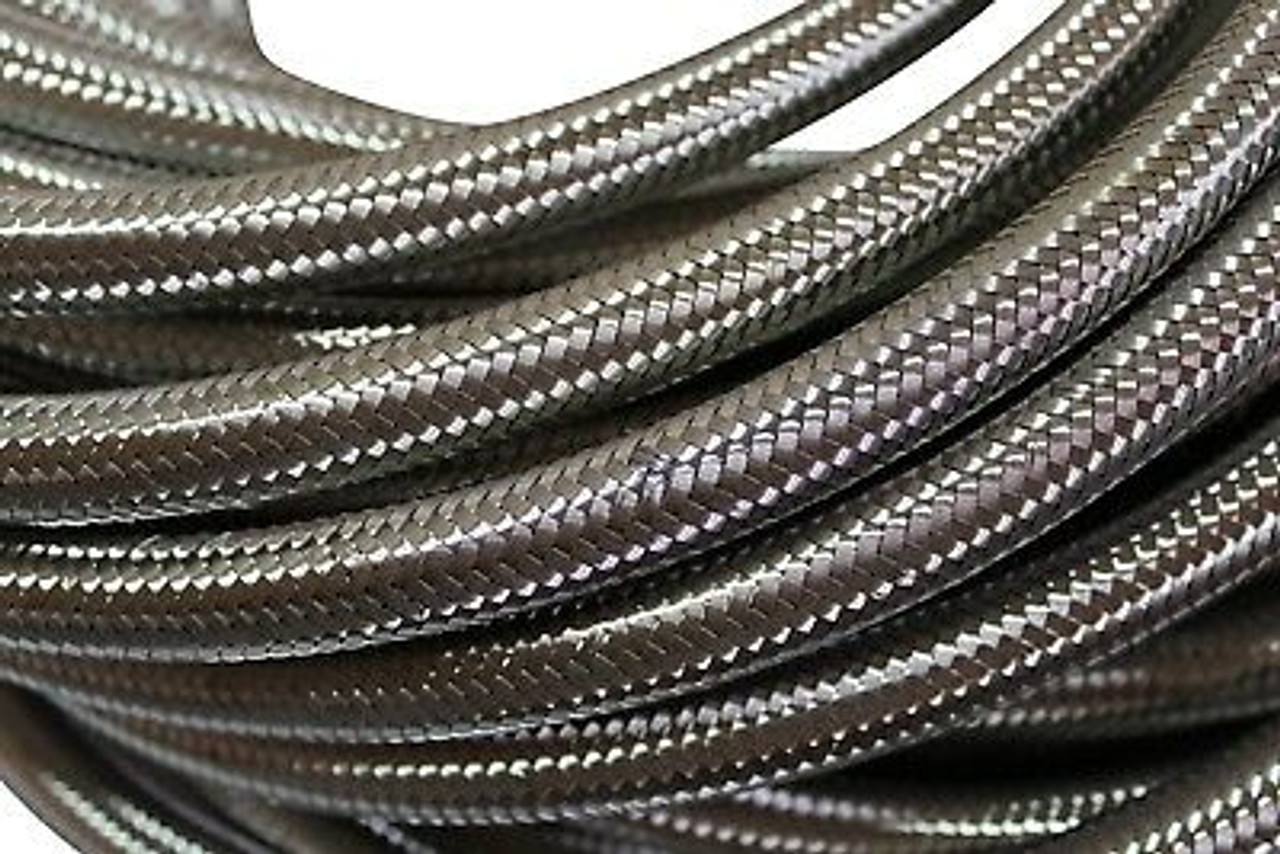 -8 AN Stainless Steel Braided Fuel Line Hose Oil Per Foot Feet AN8 8AN 1/2  -8AN